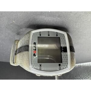 Polar FT4 Digital Watch Women Date Time Heart Rate Monitor White Rubber Band